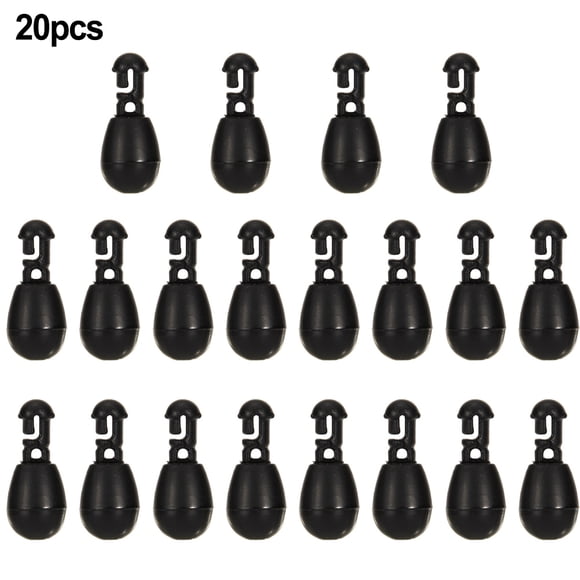 Changement Rapide et Pratique de Longueur d'Hameçon avec 20 Pcs de Perles à Changement Rapide pour Méthode d'Attirail de Carpe, Mangeoire, Outils de Pêche