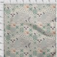 thumbnail image 4 of oneOone Rayon Dusty Teal Green Fabric Asian Japanese Pattern Sewing Craft Projects Fabric Prints By Yard 56 Inch Wide, 4 of 4