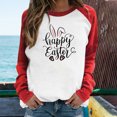 thumbnail image 1 of EGNMCR Chemises Imprimées de Pâques pour Femmes T-Shirts Graphiques pour Femmes T-Shirts à Manches Courtes pour Femmes Mode de Pâques Chandails Décontractés à Manches Longues Imprimés pour Femmes Hauts T-Shirts pour Femmes, 1 of 5