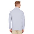 thumbnail image 2 of Men's CrownLux Performance ClubhouseMicro-Stripe Quarter-Zip - NAVY - L, 2 of 3
