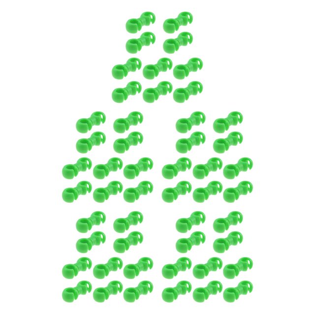 facefd 1/2/3/5 10pcs Brake Cable S Style Clips Buckle Hose Guide Bike Green 10pcs 5PCS