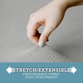 thumbnail image 4 of SmartFit Pixel Soft Stretch Sofa Slipcover, 1-Piece, Gray, 4 of 9