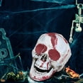 thumbnail image 5 of Yhmxh Halloween Decorations,Party Favors,Halloween Skeletons Plastic Realistic Fake Simulation Human Skull HeadBone Model Halloween Prop Realistic Mini Skeleton Spooky Halloween Decoration, 5 of 5