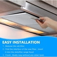 thumbnail image 4 of Aluminum Range Hood Filters with 5-Layer Aluminum Mesh for Easy Installation and Cleaning, Suitable for Most Standard Kitchen Hood Models, Resistant to Rust and Dishwasher Safe, 4 of 5