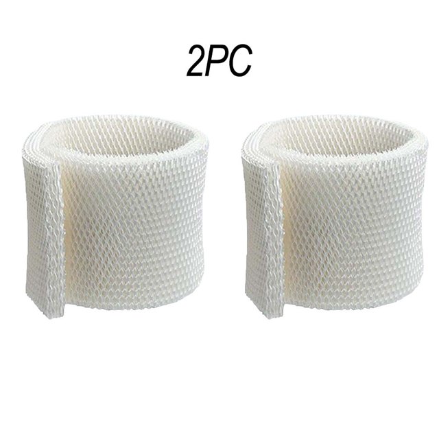 Filtre d'Humidificateur 2 Pcs pour Aircare MAF1 Humidifier, Affiché dans une Vue Orientée vers l'Avant. les Filtres Sont Blancs avec une texture durable Type Maille Fabriquée en Pâte de Bois, Conçue pour la purification de l'Air, une filtration Efficace et un Contrôle Amélioré de l'Humidité. l'Ensemble Comprend Deux Filtres pour un Remplacement Facile.