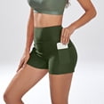 thumbnail image 4 of B91xZ Women's Plus Size Swim Shorts Retro Ruched Swim Short Shirred Tankinis Brief,AG M, 4 of 5