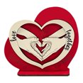 thumbnail image 2 of Desktop Decor Valentines Day Wooden Table Top Decorations Wooden Signs Table Centerpieces Decoration For Valentine Day Party Table Home Decor, 2 of 4