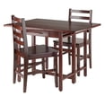 thumbnail image 1 of Winsome Taylor 3PC Drop Leaf Table & Ladder Back Chair, 1 of 9