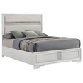 thumbnail image 3 of Miranda 54-inch Upholstered Full Panel Bed White, 3 of 12