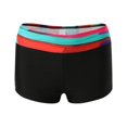 thumbnail image 4 of Womens Two Piece Swimsuits Twist Front Halter Bathing Suit with Boyshorts, 4 of 5
