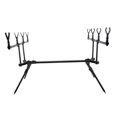 thumbnail image 3 of S SERENABLE Support de Canne à Pêche Pliable Stable Multifonctionnel Portable Gain de Place pour 4 Cannes, 3 of 9