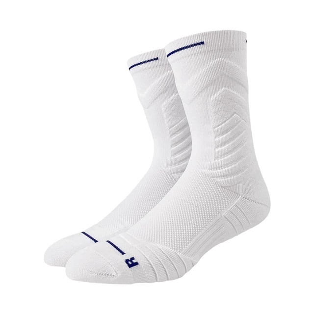 Chaussettes de Travail Sport Athlétiques Blanches pour Hommes en Coton