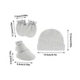 thumbnail image 2 of Scarf ,Hat,& Gloves Newborn Hat Gloves Foot Set Three Piece Multi Color Set Scarf ,Hat,& Gloves, 2 of 2