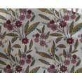 thumbnail image 4 of oneOone Georgette Viscose Fabric Leaves & Floral Block Decor Fabric Printed BTY 42 Inch Wide, 4 of 5