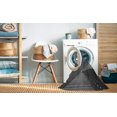 thumbnail image 2 of Ahgly Company Tapis d'Intérieur Lavable à la Machine, Carré, Transitionnel, Gris, Tapis de Zone, 4 Pieds Carré, 2 of 7