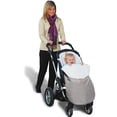thumbnail image 2 of Jolly Jumper Stroller Cuddle Bag | Water-Resistant Fleece-Lined Footmuff with Dual Zippers & Removable Top | Fits Most Strollers & Forward-Facing Car Seats, 2 of 4