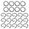 thumbnail image 4 of KAKOWELY jump rings 100 pcs Iron Key Open Toy Jump Rings Stainless Steel Rectangle Open Jump Rings for Jewelry Making Keychain Kits and Crafts0.31"X0.31"X0.08", 4 of 5