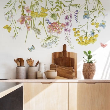 TIMIFIS Wall Sticker Flowers Wall Stickers Home Decoration Glass Window Stickers Wall Stickers Home Decor