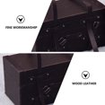 thumbnail image 4 of OULII pretend play house set Mini House Travel Set Black Wood 1 Set, 4 of 8