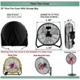 thumbnail image 2 of Foldable Industrial Electric Fan Cover Fan Cover Sun Protection Dust Cover, 2 of 9