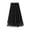 Noir, variante sur jovati Jupe Tutu pour Femmes Jupe Tutu Longue en Tulle pour Femmes Broderie de Fleurs 3D Couleur Unie Taille Haute Jupe Midi Évasée en Maille