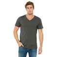 thumbnail image 1 of Bella Canvas Mens Jersey V-Neck Tee, XL, Asphalt, 1 of 3