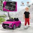 thumbnail image 3 of Qaba 12V Audi Q8 Licensed Electric RC Car for Kids, Toddler Ride on Toys Gift, Pink, 3 of 10