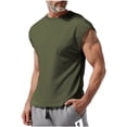 thumbnail image 1 of Timegard Mens Tank Top Cap Sleeve Crewneck Solid Color Shirts Summer Casual Lightweight Basic Tee, 1 of 7