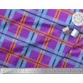 thumbnail image 2 of Soimoi Cotton Cambric Fabric Check Check Print Fabric by the Yard 56 Inch Wide, 2 of 4