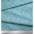 thumbnail image 2 of Soimoi polyester Crepe Fabric Flower Artistic Decor Fabric Printed Yard 42 Inch Wide, 2 of 3