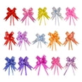 thumbnail image 3 of Unatoiry 10 Pieces Bow Pull Decor Festive Packing Lightweight Hand-Pulled Flower Wedding Birthday Christmas Holiday Accessory Rose/Purple 1Set, 3 of 6