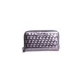 thumbnail image 2 of Michael Kors Quilted Metallic Multifunction Phone Wallet - Metalic Grey - 32H7SF6E3K-041, 2 of 3