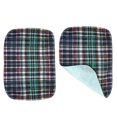 thumbnail image 3 of Platinum Care Pads 12 PACK - Plaid Small Washable Chair Pad Bed Pad / Small Reusable Incontinence Chair Underpad 17x24 - Perfect For Children And Adults Incontinence Protection, 3 of 5