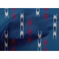 thumbnail image 4 of oneOone Cotton Cambric Fabric Arrow Sign Kasuri Print Fabric BTY 56 Inch Wide, 4 of 4