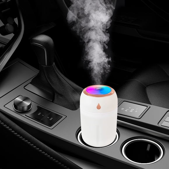 Humidifiers for Home,Vehicle-Mounted Humidifier Power Supply Via Usb Power Cable Aromatherapy Machine Home Humidifier Low Noise Built-In Colorful Led Lights,Led Lights for Car