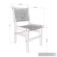 thumbnail image 4 of South Shore Balka Woven Rope and Teak Dining Chair, Set of 2, in Rattan and Natural, 4 of 11