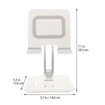 thumbnail image 2 of Raindrops Desktop Phone Holder Stand Triangular Base Phone Stand 1Set, 2 of 8