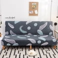 thumbnail image 2 of 2024 2021 New Armless Futon Cover Stretch Folding Sofa Bed Slipcover Polyester Elastic Fabric All-Inclusive Cover Furniture Protector, 2 of 9