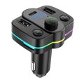 thumbnail image 2 of PEONAVET A Fm A Fm Car MP3 Player FM Transmitter PD18W Fast Charging Car Bluetooth Hands- AUX Play Car Charging, 2 of 9