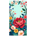 thumbnail image 2 of Floral Themed Colorful Backdrop Banner with Butterflies and Berries Spring Party Decorations Background Photo Booth Props Garden Gatherings Outdoor Celebrations, 2 of 4