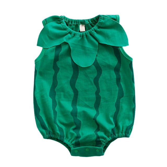 Birdeem Barboteuse Décontractée Mode Mignonne pour Tout-Petits Garçons et Filles avec Imprimé Melon D\'eau