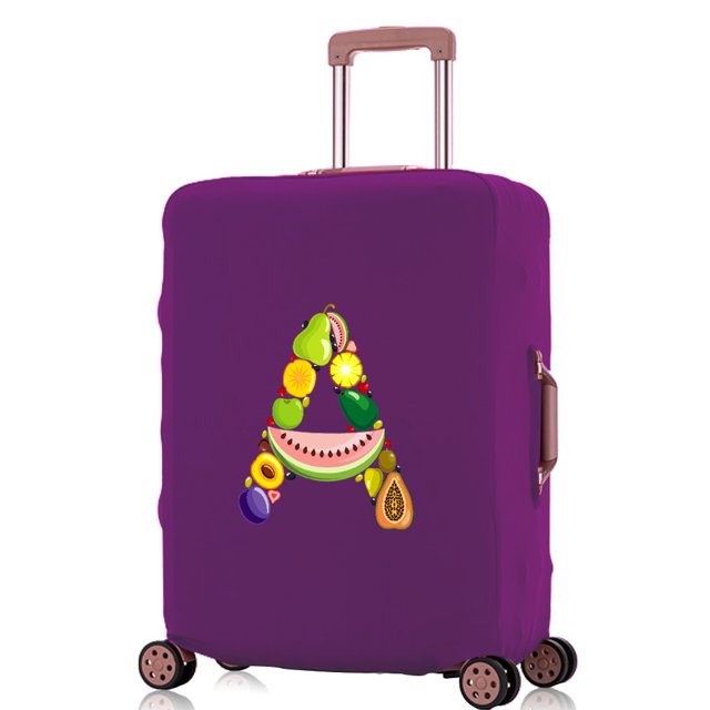 Travel Accessories Luggage Covers Travel Suitcase Cover Protector Reusable Washable 18-32inch Fruit Printed Pattern Series 8fruit A L