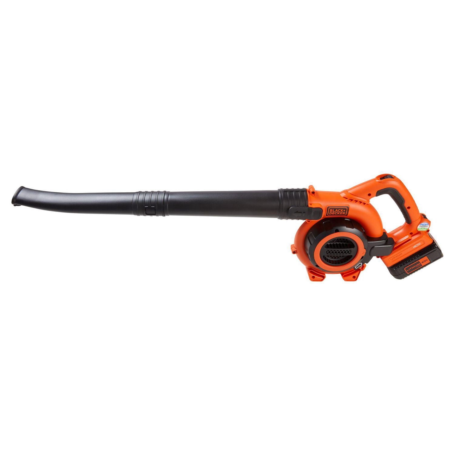 BLACK+DECKER Kit de souffleur-aspirateur à main sans fil 40 V MAX* comprenant une batterie de 1,5 Ah et un chargeur