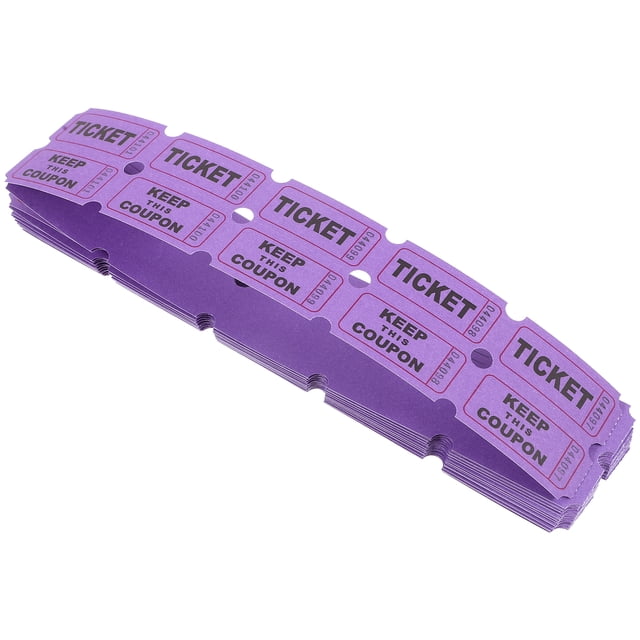 100pcs Raffle Tickets Universal Ticket Labels Universal Ticket Events Tickets Universal Tickets