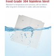 thumbnail image 4 of EIGTHTAIL Passoire de Châssis en Acier Inoxydable 304 pour Refroidisseur d'Eau RTIC Halftime 3 Gallons - Augmente la Zone de Filtration - Empêche l'Obstruction de la Sortie d'Eau - Facile à Installer - Accessoires fo, 4 of 7