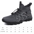 thumbnail image 3 of Chaussures Aquatiques pour Hommes Respirantes avec Lacets Élastiques Confortables pour la Randonnée en Plein Air, 3 of 6