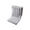 Gris-450, variante sur Coussin d'Appui Dorsal Siamois Épaissi, Coussin de Siège en Peluche Antidérapant pour l'Hiver, Conception Ergonomique, pour Chaises Canapés Tabourets, Soutien Dorsal Confortable, Matériau en Velours, Déco Maison Bureau Hzhnb