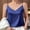 Navy, variant on Staron Summer Tops for Women Silk Satin Sleeveless Tops Dressy Summer Spaghetti Strap Blouses Solid V Neck Cami Tank Shirt Blue XXXL