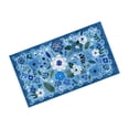 thumbnail image 1 of Retro Floral Pattern Floormat for Indoor Living Areas with Non- Water Absorbent Polyester Carpet for Home Décor and Everyday Use, 1 of 6