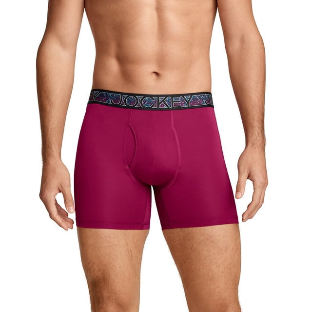 Jockey Men's Active Microfiber 5" Boxer Brief